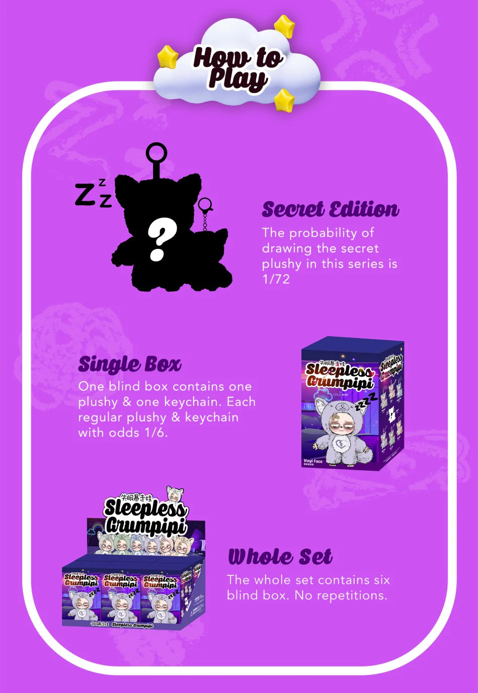 Sleepless Grumpipi Series Plush Blind Box