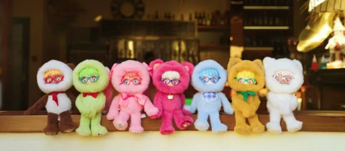 Pajama Baby Series Plush Blind Bag open bag
