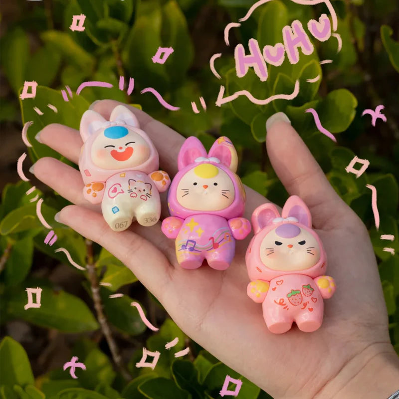 Baby Three Dopamine Rabbit Cute Series Bean Blind Bag