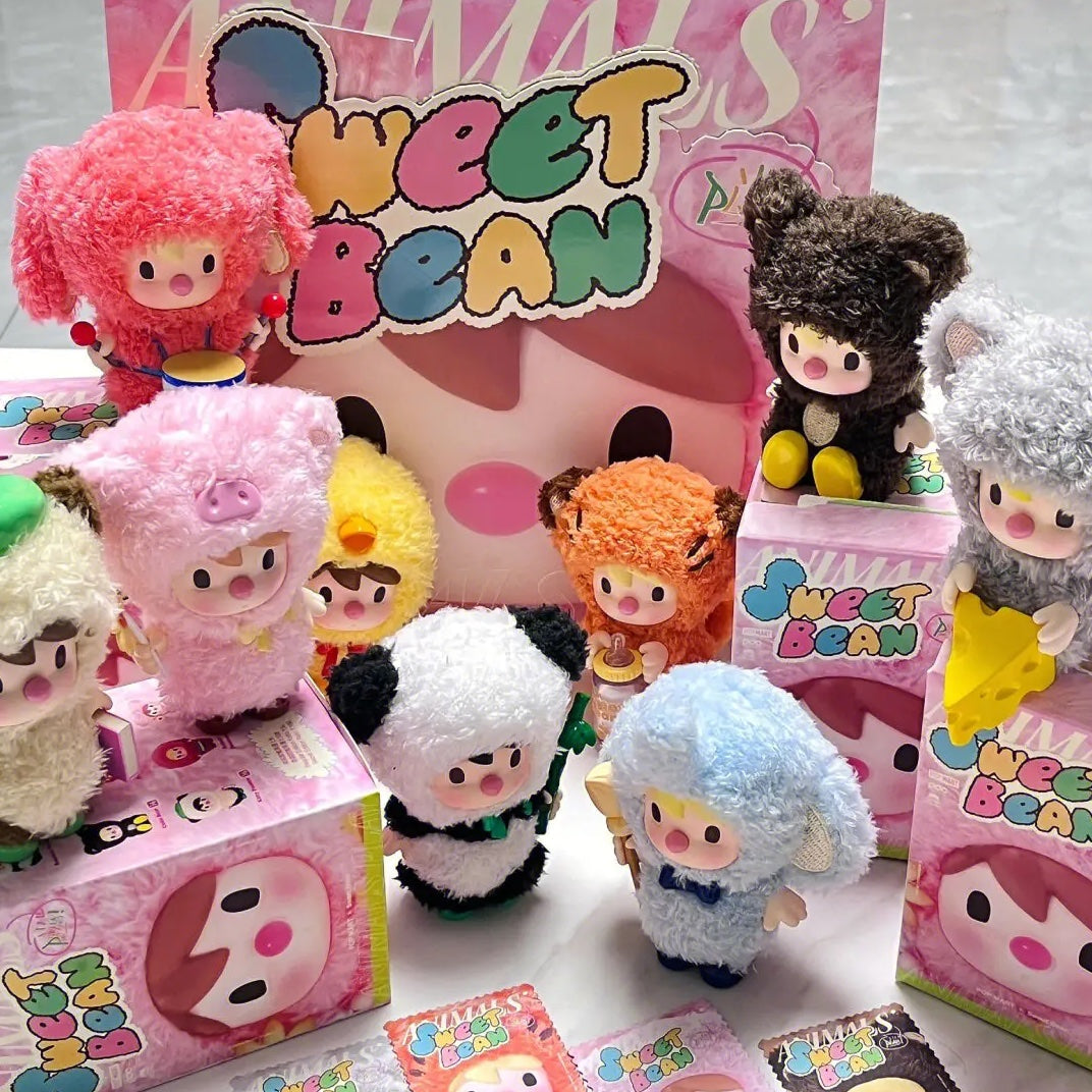 SWEET BEAN ANIMAL playing series plush figures blind open box