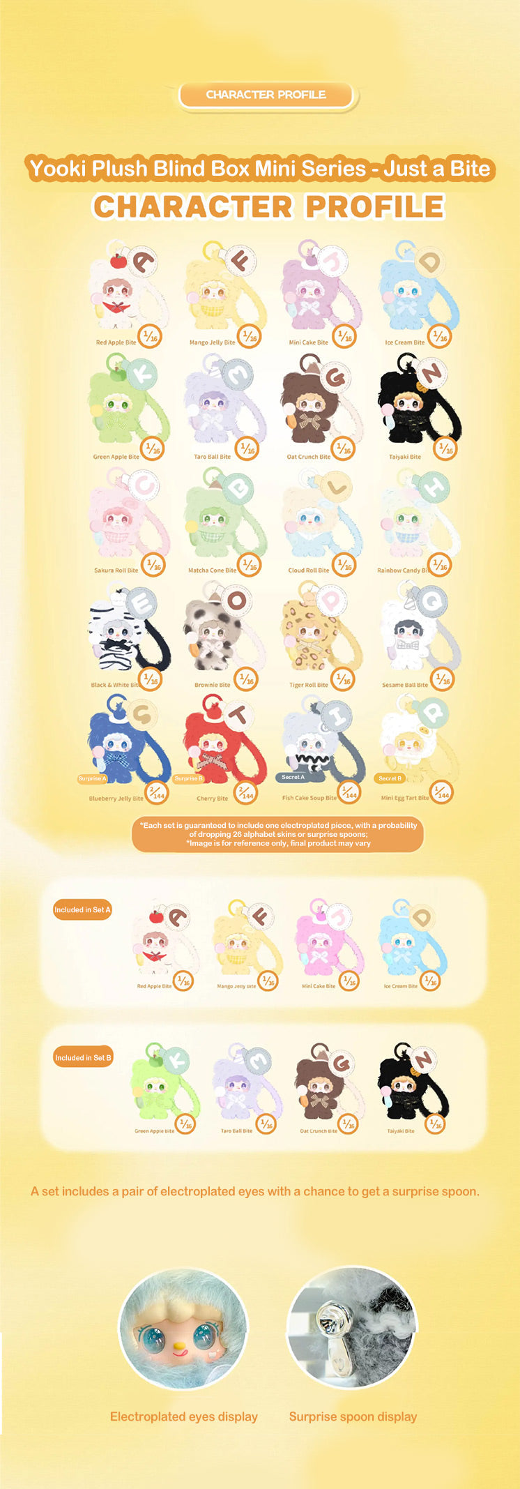 YOOKI Hello Let Me Take A Bite Series Plush Blind bag