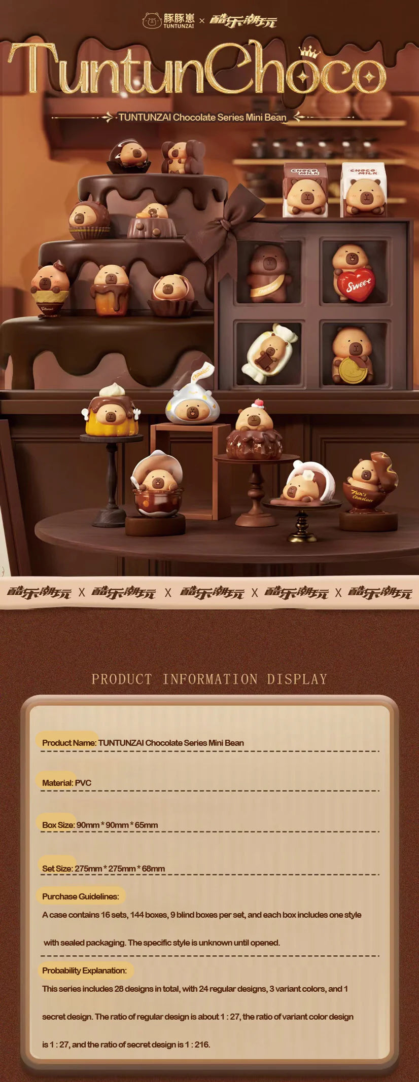 TUNTUNZAI Chocolate Mini Series Blind Bag