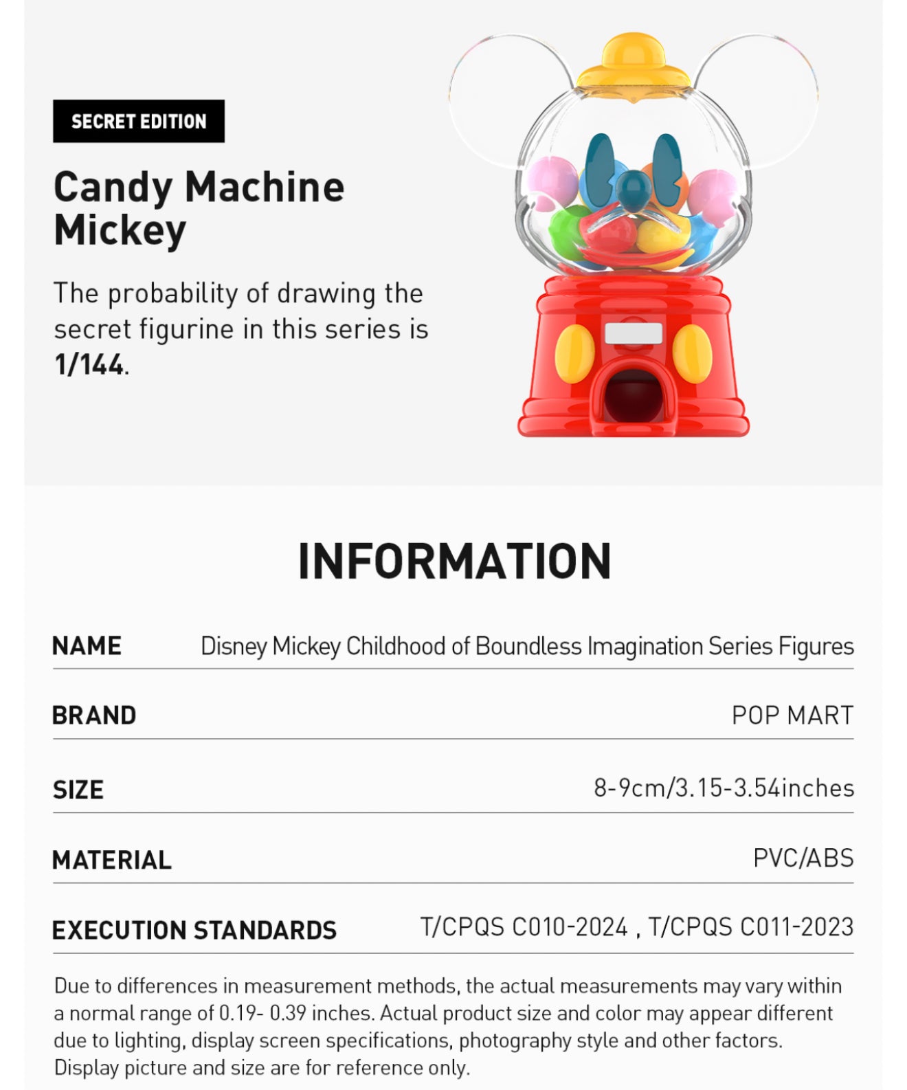 Disney Mickey Childhood of Boundless Imagination series POPMART