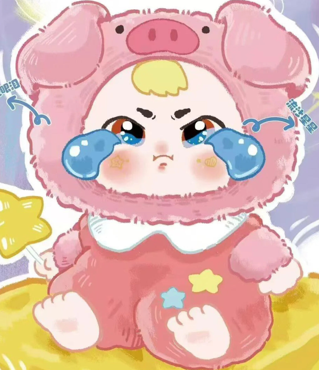 Sad Baby Monster Pajama Party Series Plush Blind Bag